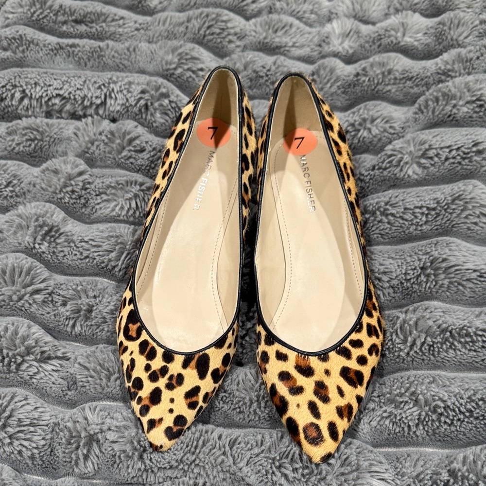 Marc Fisher Leopard Print Flats
